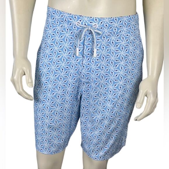 Johnnie-O Flat Front Tie Swim Shorts Like New Condition Size Medium - Picture 5 of 10